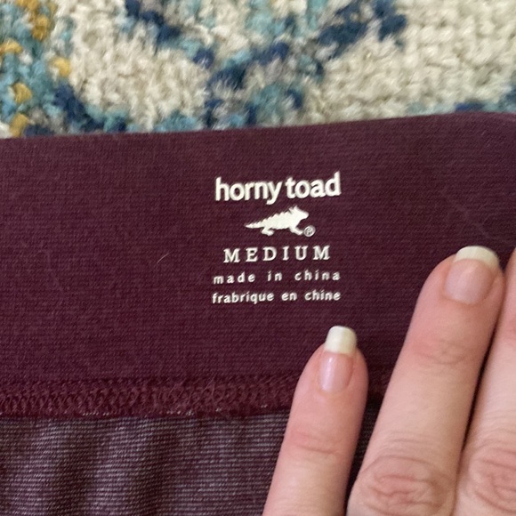Horny Toad Ultra Soft and Comfy Midi Skirt, Medium, Maroon - Picture 3 of 5